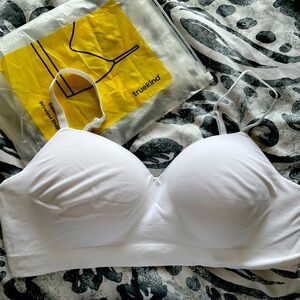 White Strapless Convertible Bra with Molded Cups